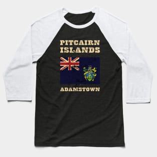 Flag of Pitcairn Islands Baseball T-Shirt